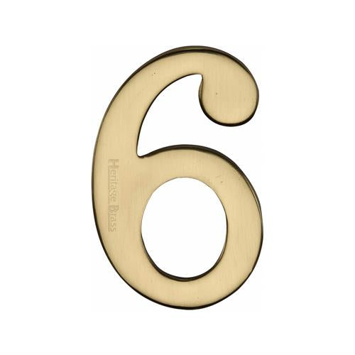 M.Marcus Heritage Brass Self-Adhesive Numbers