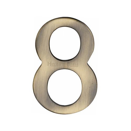 M.Marcus Heritage Brass Self-Adhesive Numbers