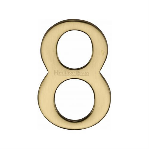M.Marcus Heritage Brass Self-Adhesive Numbers