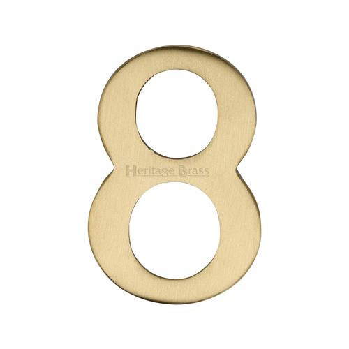 M.Marcus Heritage Brass Self-Adhesive Numbers