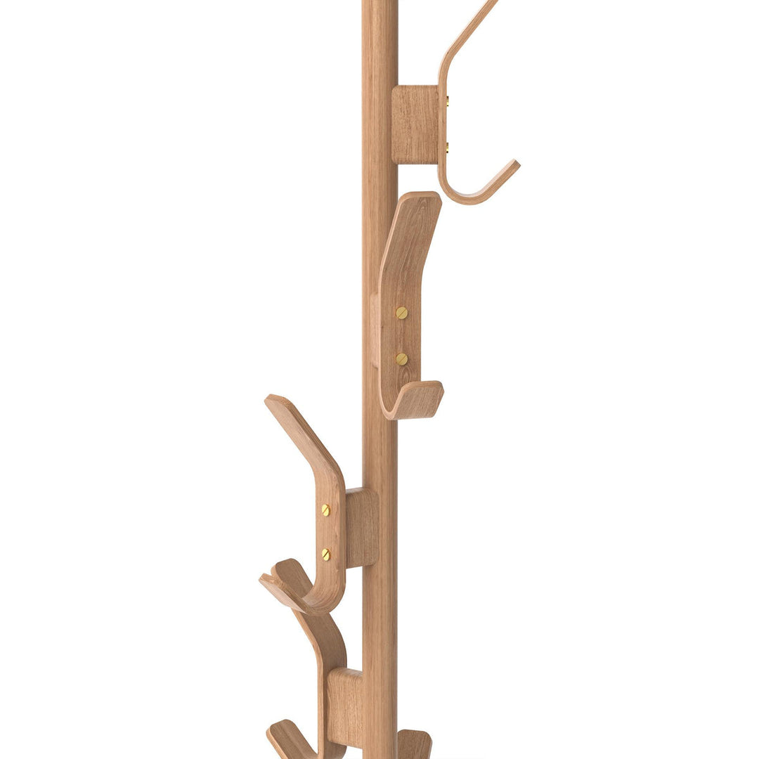 WIREWORKS 30068 Oak Right Hook Coat Stand