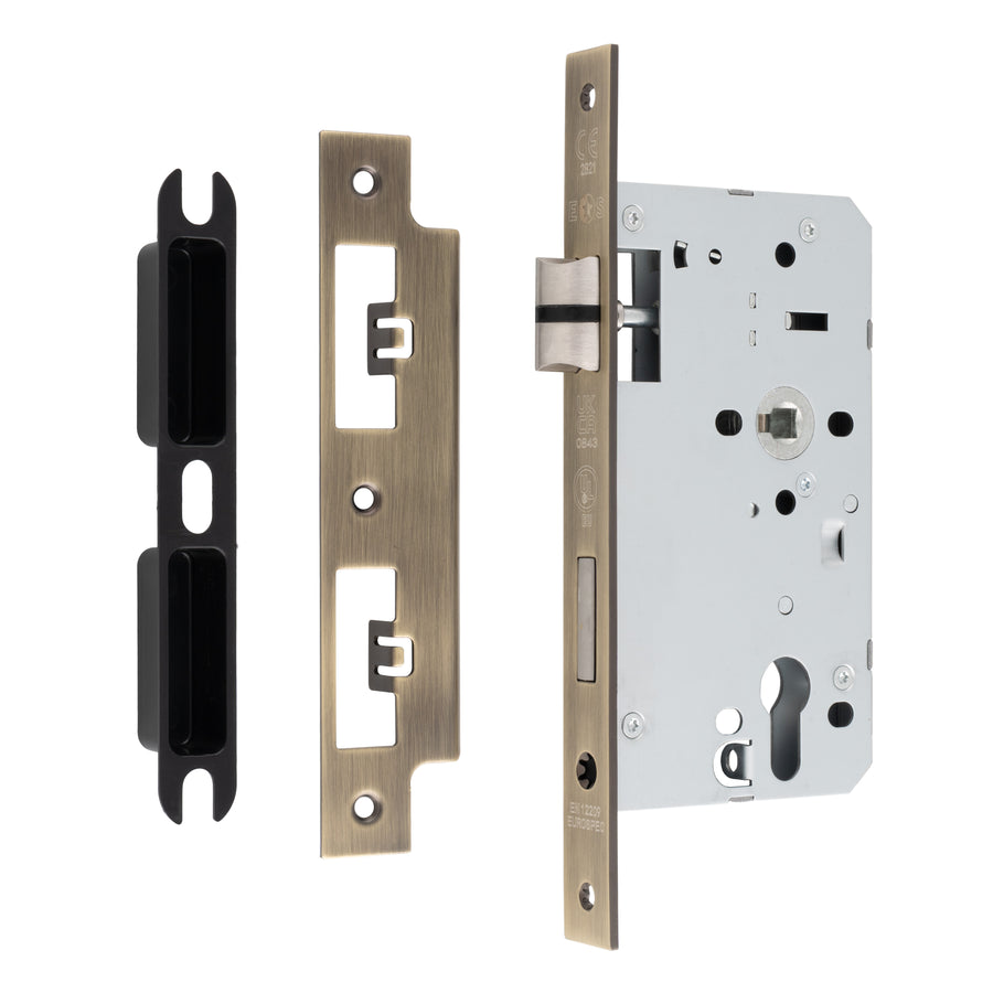 Carlisle Brass Eurospec DIN DLX Square Sashlock - 60mm - itfitz