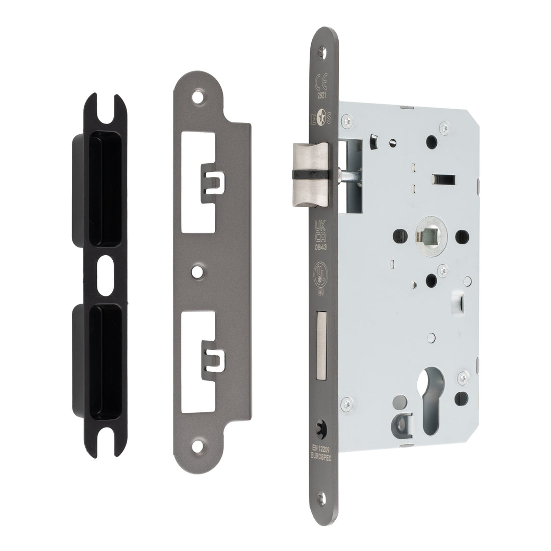 Carlisle Brass Eurospec DIN DLX Radius Sashlock - 60mm - itfitz