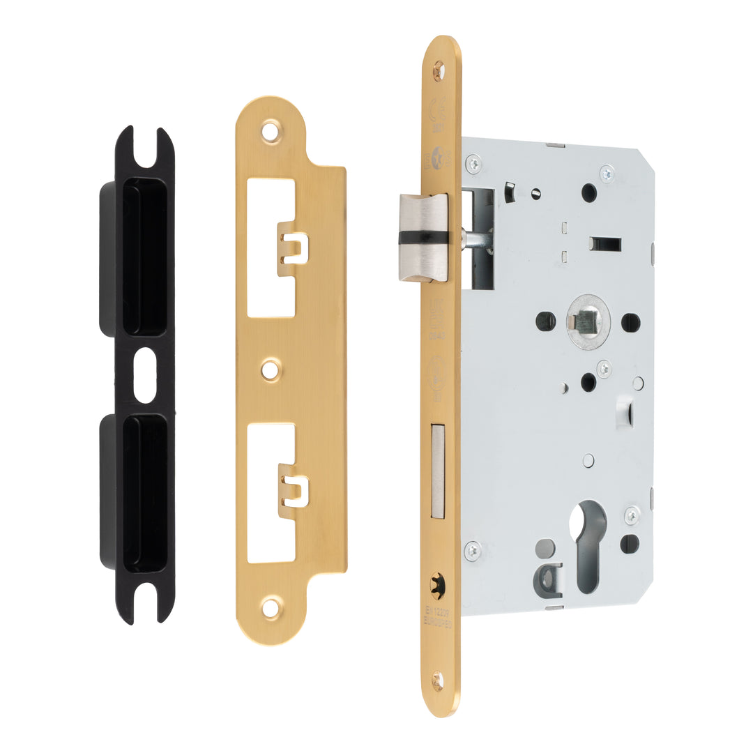 Carlisle Brass Eurospec DIN DLX Radius Sashlock - 60mm - itfitz