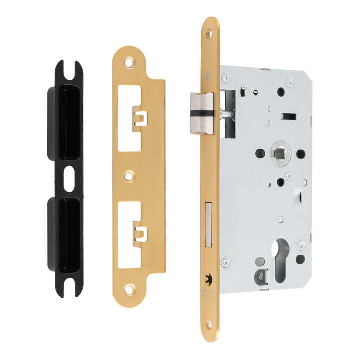 Carlisle Brass Eurospec DIN DLX Radius Sashlock - 60mm - itfitz