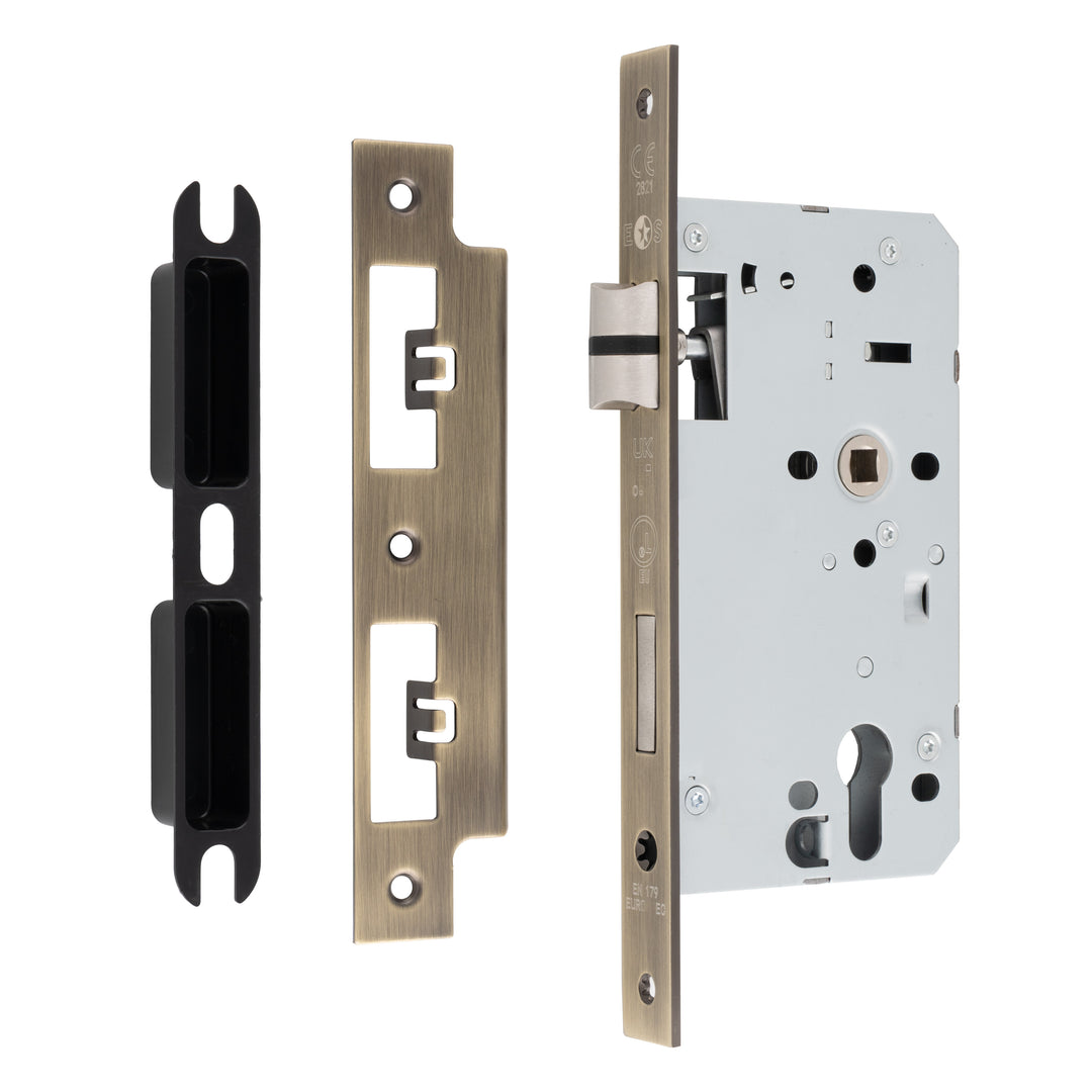 Carlisle Brass Eurospec DIN DLX Square Escape Lock - 60mm - itfitz