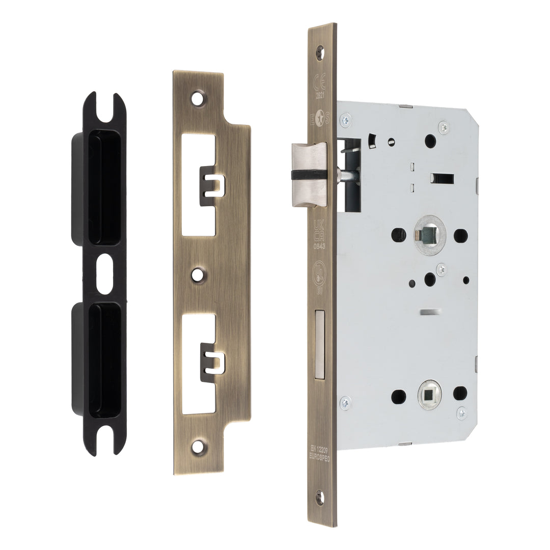 Carlisle Brass Eurospec DIN DLX Square Bathlock - 60mm - itfitz