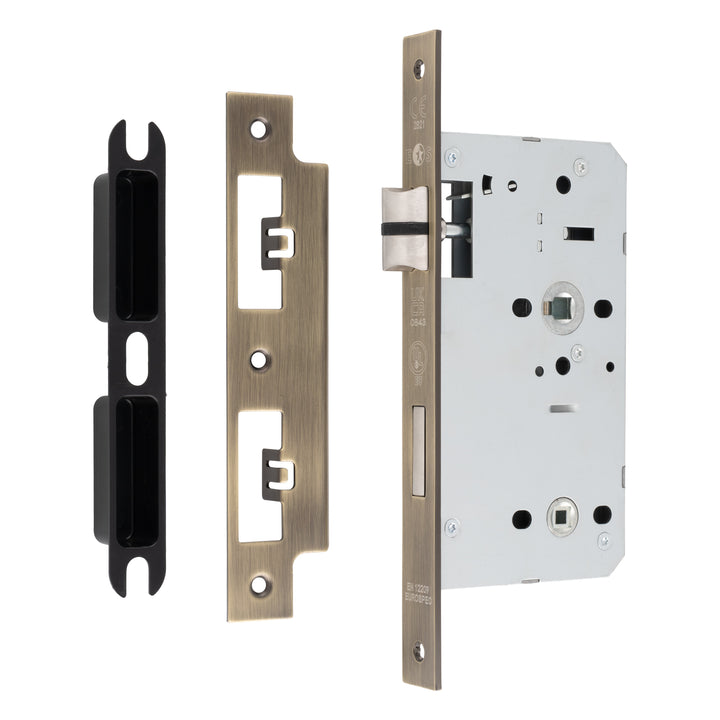 Carlisle Brass Eurospec DIN DLX Square Bathlock - 60mm - itfitz