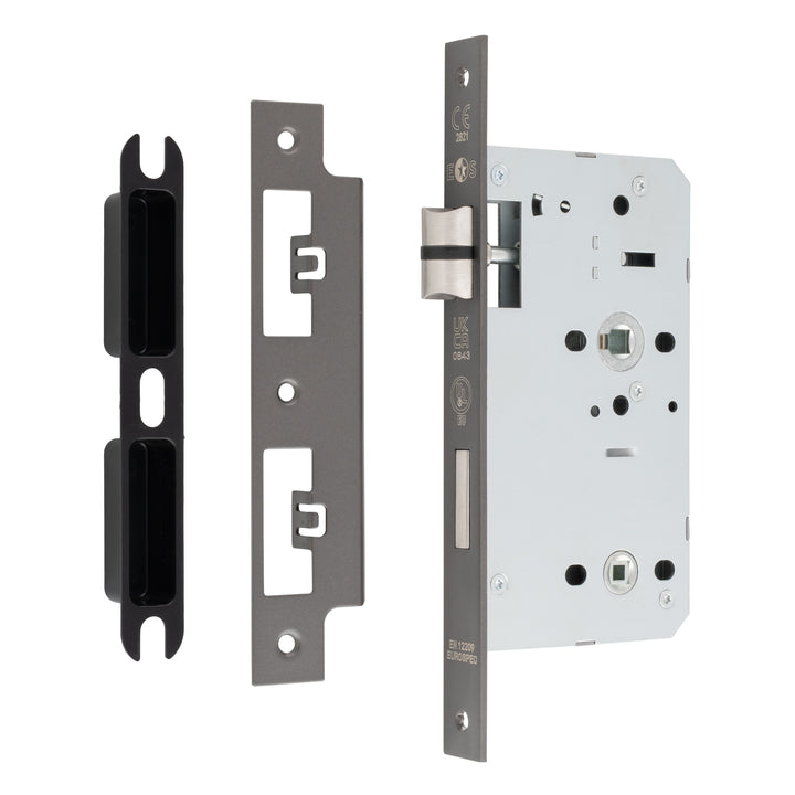 Carlisle Brass Eurospec DIN DLX Square Bathlock - 60mm - itfitz