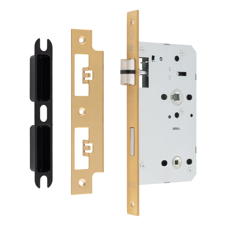 Carlisle Brass Eurospec DIN DLX Square Bathlock - 60mm - itfitz