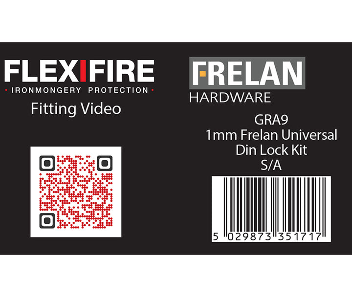 Frelan Jedo European DIN Radius Cylinder Nightlatch - itfitz