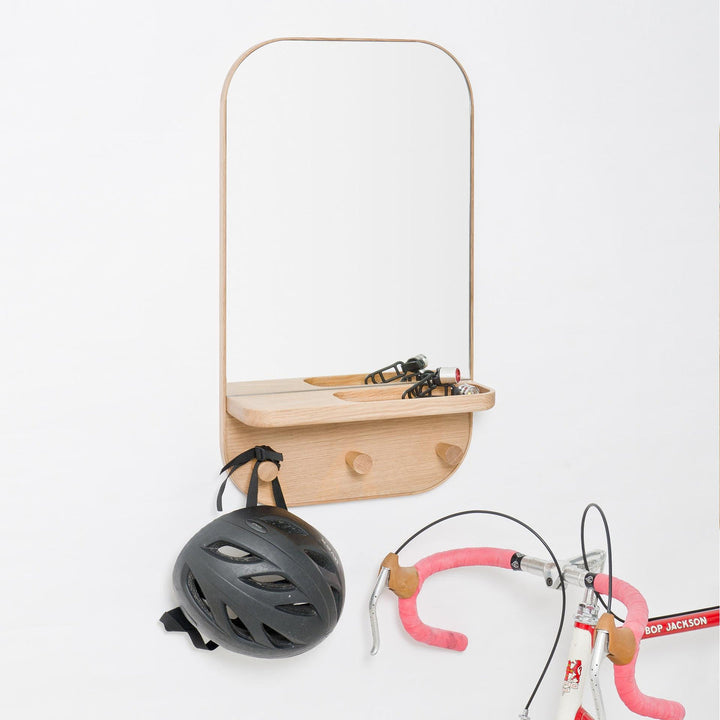 WIREWORKS 30094 Oak Wall Mirror