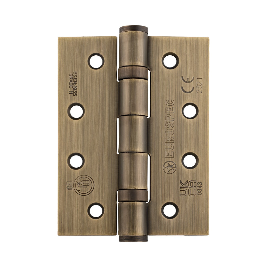 Carlisle Brass Eurospec Ball Bearing 100 x 76mm Hinge - Grade 11 - itfitz
