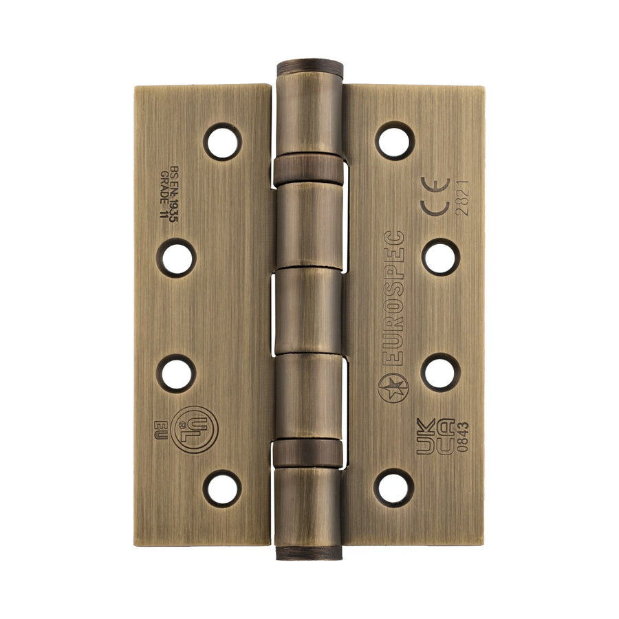 Carlisle Brass Eurospec Ball Bearing 100 x 76mm Hinge - Grade 11 - itfitz