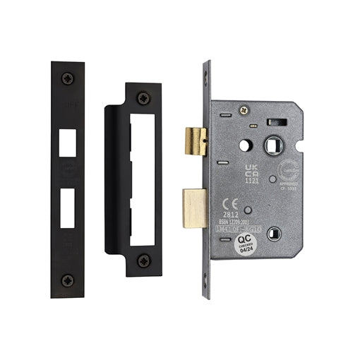 M.Marcus LAL1422 2 1/2" CE Bathroom Lock black - itfitz