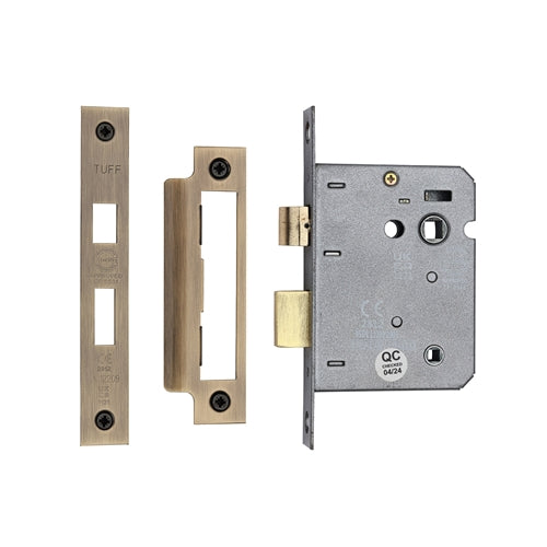 M.Marcus LAL1423 3" CE Bathroom Lock antique brass - itfitz