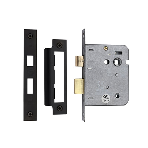 M.Marcus LAL1423 3" CE Bathroom Lock black - itfitz