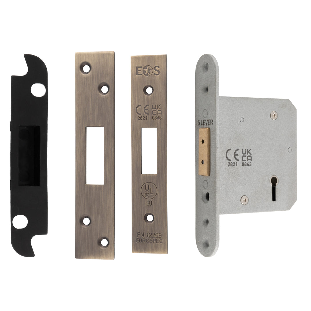 Carlisle Brass LDS5530 3" 5 Lever Deadlock - 57/78mm