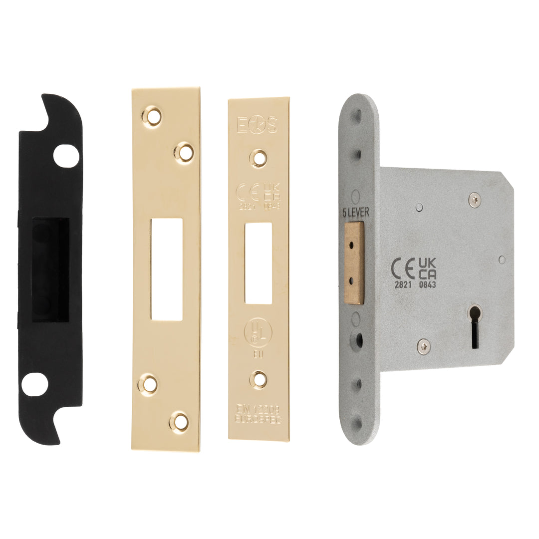 Carlisle Brass LDS5530 3" 5 Lever Deadlock - 57/78mm