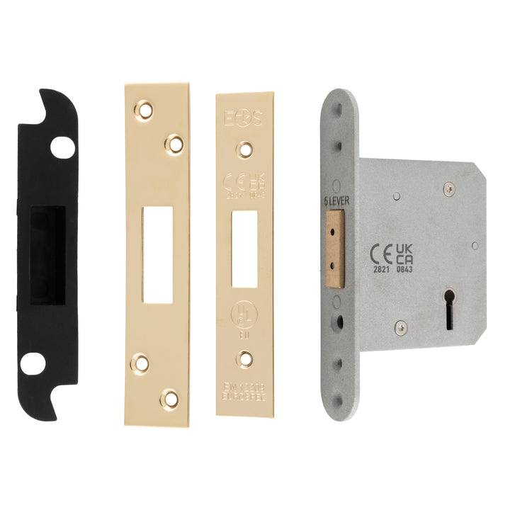 Carlisle Brass LDS5530 3" 5 Lever Deadlock - 57/78mm