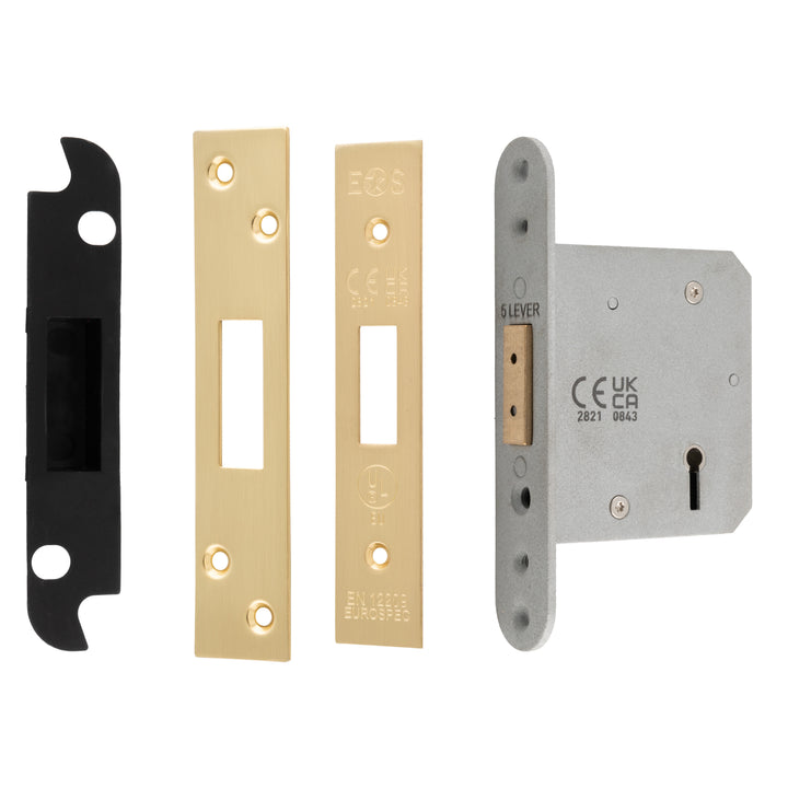 Carlisle Brass LDS5530 3" 5 Lever Deadlock - 57/78mm