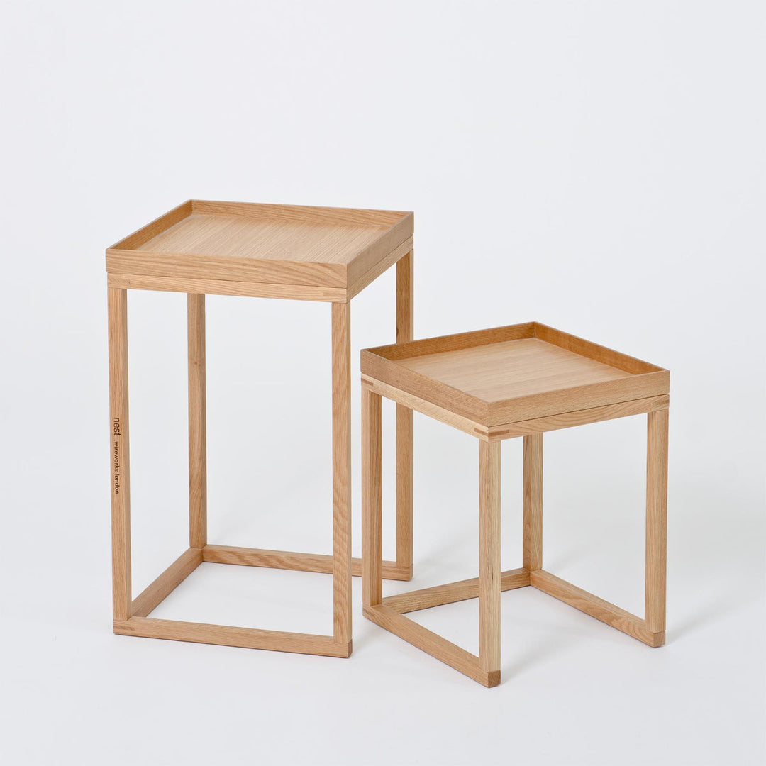 WIREWORKS 30092 Oak Nest of Tables