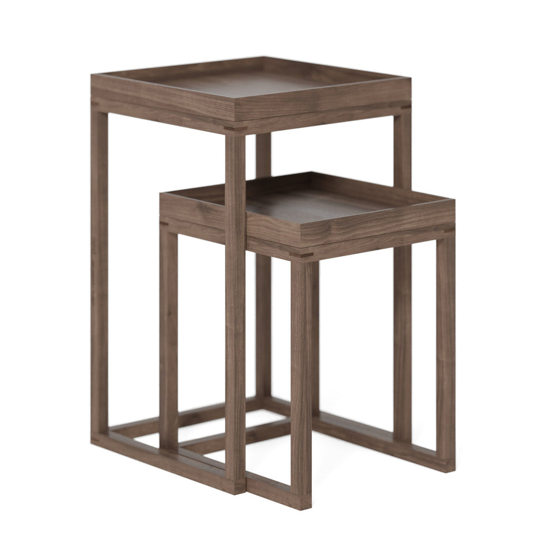 WIREWORKS 30090 Walnut Nest of Tables