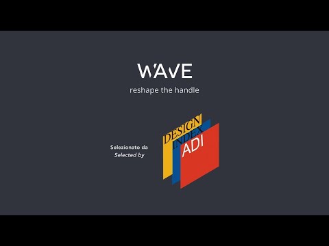 AGB Wave Flush Door Handle and Magnetic Bathroom Set - 60mm