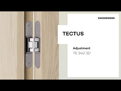 Simonswerk Tectus TE340 3D Single Concealed Hinge - 80kgs