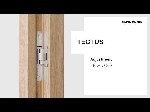 Simonswerk Tectus TE240 3D Single Concealed Hinge - 60kgs