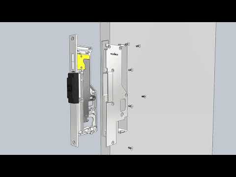 MARDECO 8104 Flush Pull Lockset - External Euro Cylinder