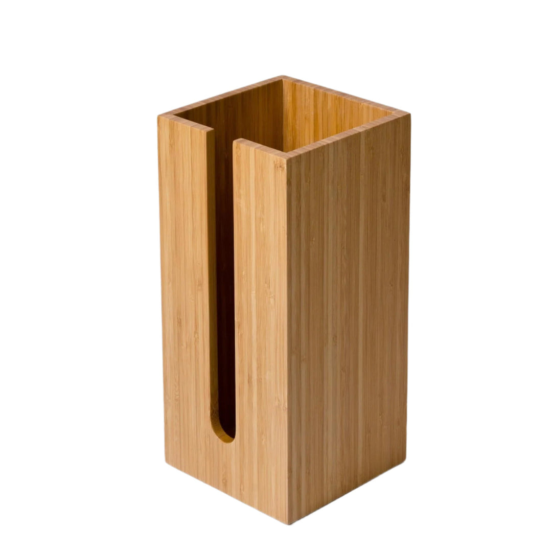 WIREWORKS 70013 Bamboo Toilet Roll Box