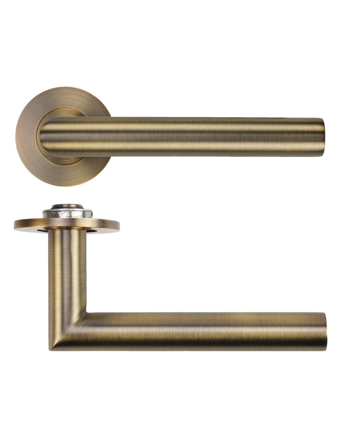 Zoo Hardware Rosso Tecnica RT010 Lugano Slim Lever Handle Set - itfitz