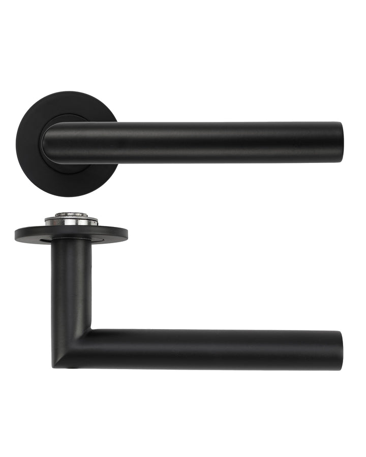 Zoo Hardware Rosso Tecnica RT010 Lugano Slim Lever Handle Set - itfitz
