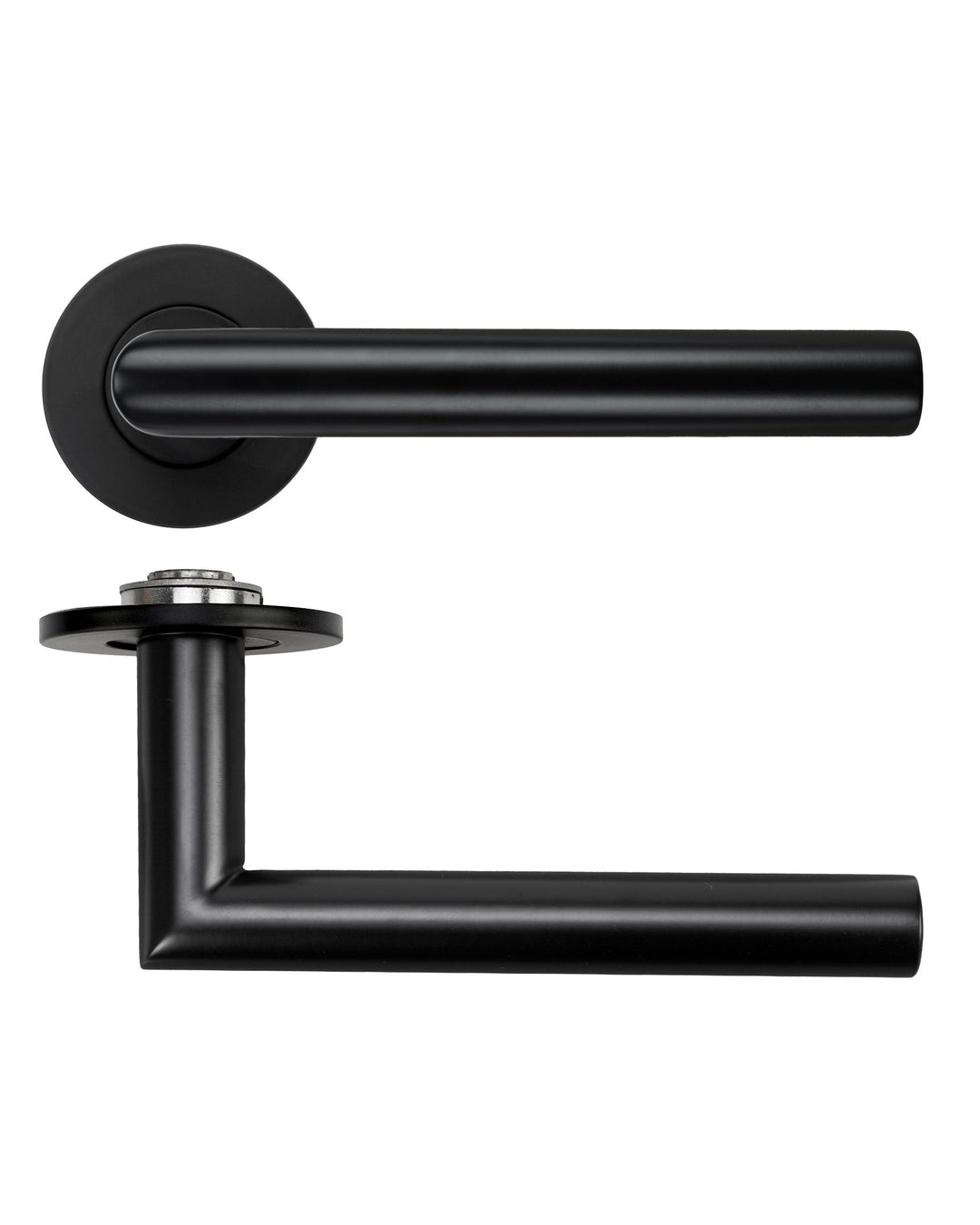 Zoo Hardware Rosso Tecnica RT010 Lugano Slim Lever Handle Set - itfitz