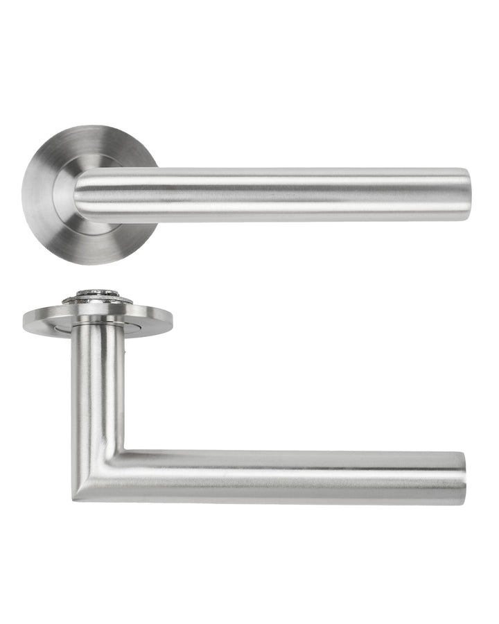 Zoo Hardware Rosso Tecnica RT010 Lugano Slim Lever Handle Set - itfitz