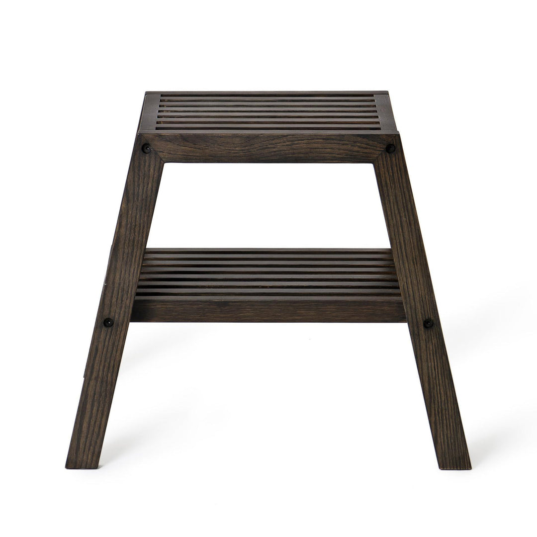 WIREWORKS 63227 Dark Oak Slatted Stool