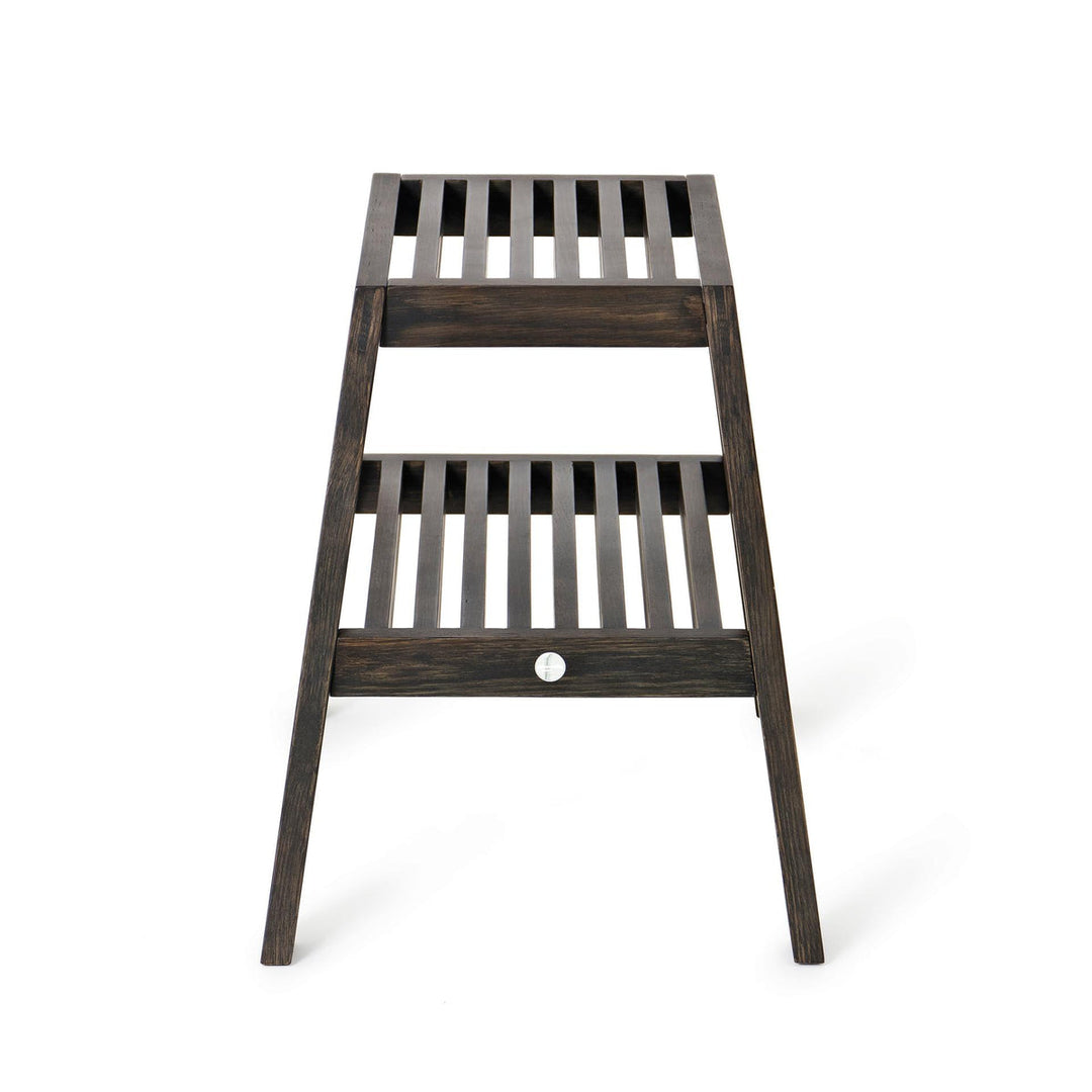 WIREWORKS 63227 Dark Oak Slatted Stool