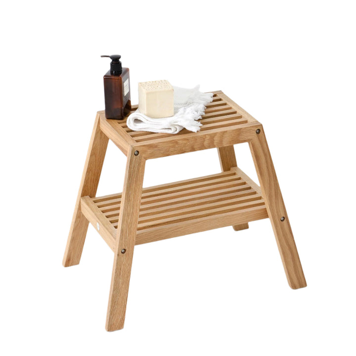 WIREWORKS 63226 Oak Slatted Stool