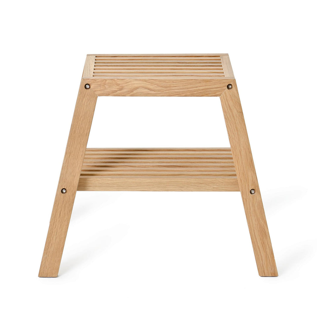 WIREWORKS 63226 Oak Slatted Stool
