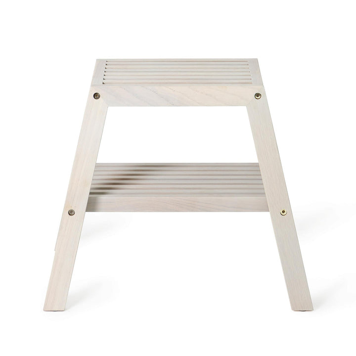WIREWORKS 65008 Oak Oyster Slatted Stool