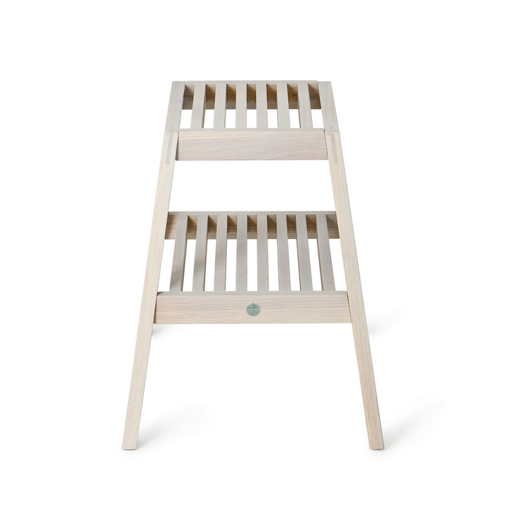 WIREWORKS 65008 Oak Oyster Slatted Stool
