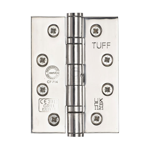 M.Marcus Heritage Brass SS-4x3 Ball Bearing Butt Hinge 100x76mm - itfitz