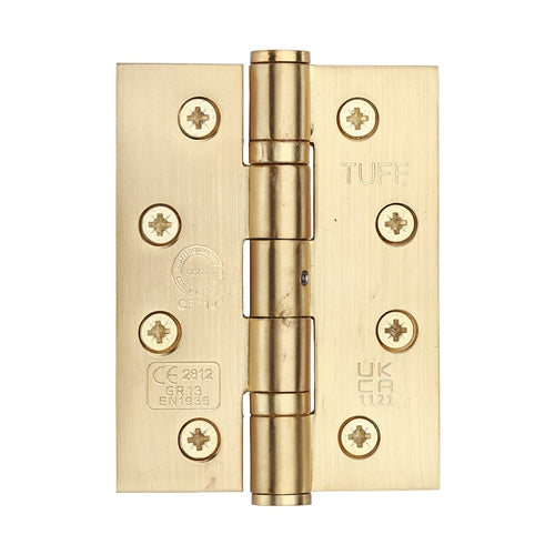 M.Marcus Heritage Brass SS-4x3 Ball Bearing Butt Hinge 100x76mm - itfitz