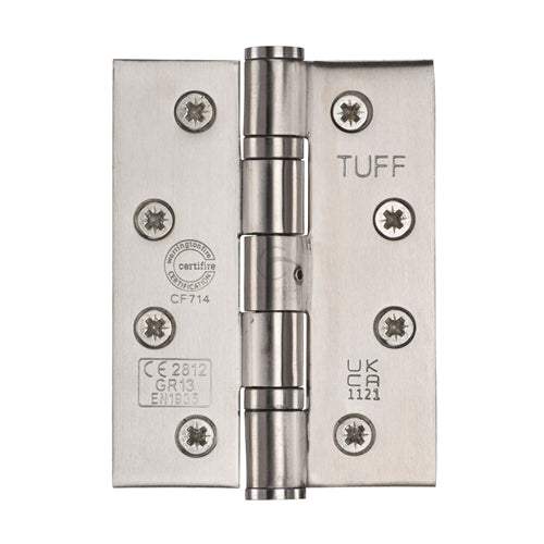 M.Marcus Heritage Brass SS-4x3 Ball Bearing Butt Hinge 100x76mm - itfitz