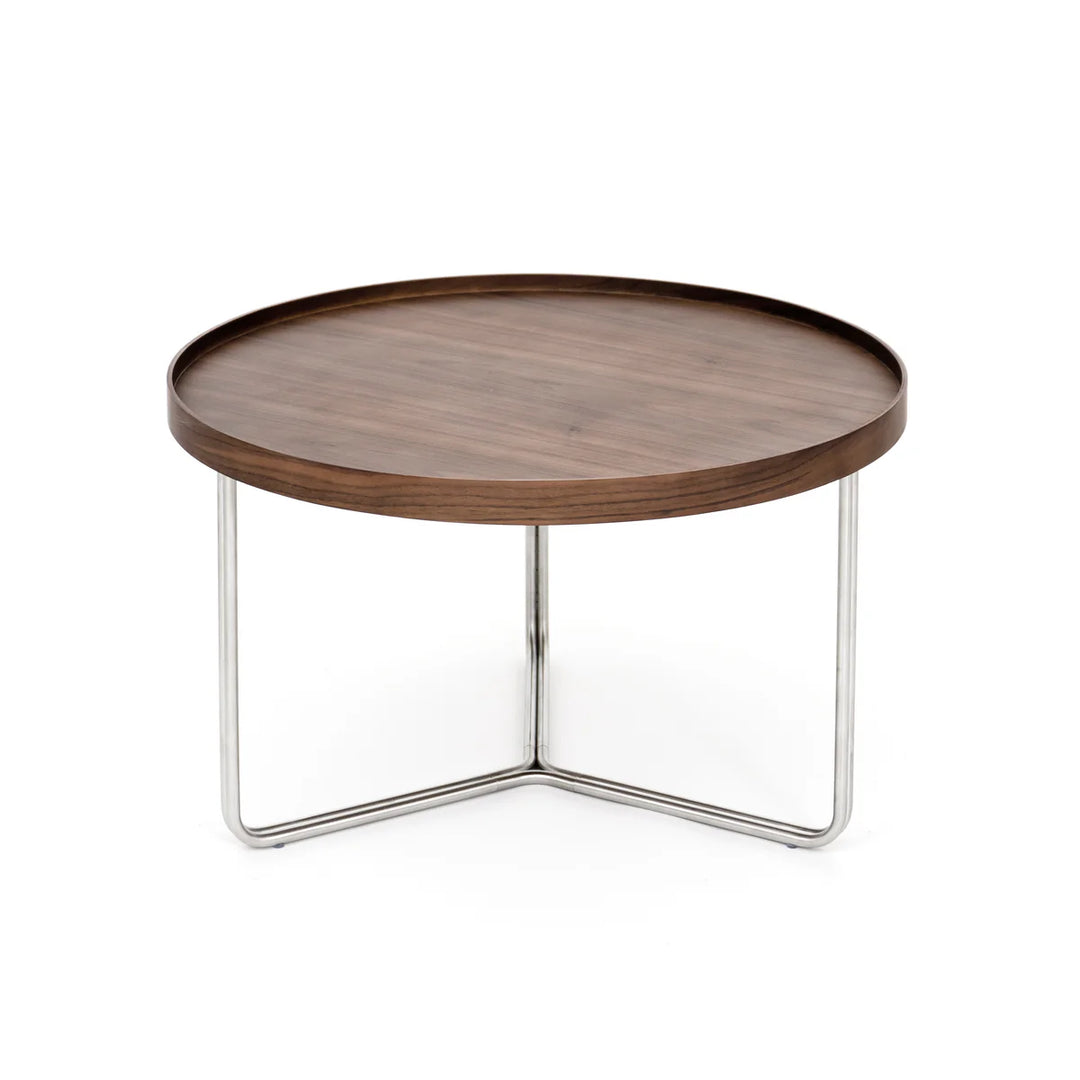 WIREWORKS Round Walnut Table DT66