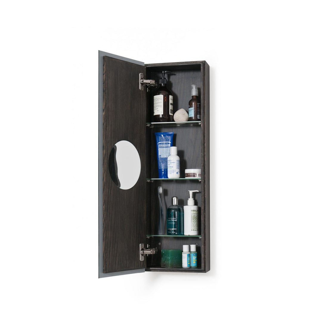WIREWORKS 64031 Dark Oak 'Zone' Bathroom Cabinet 800