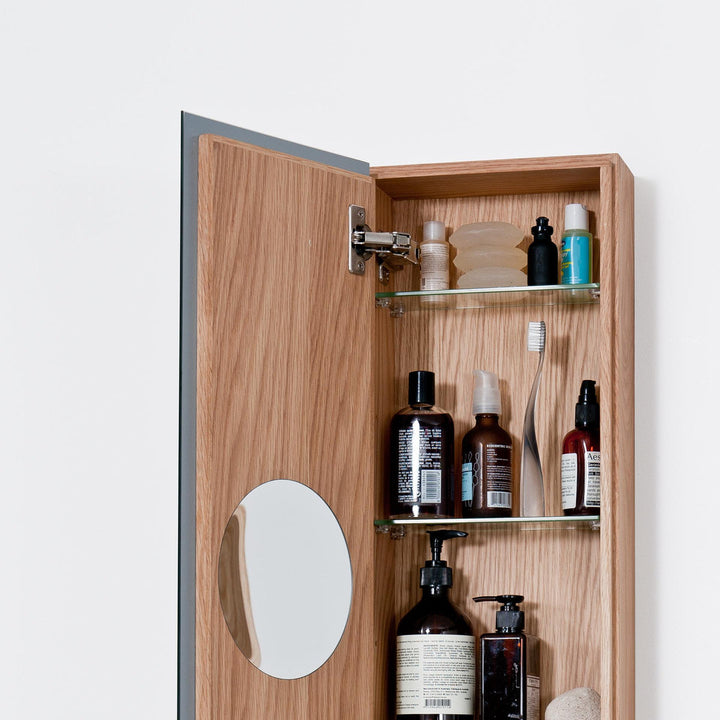 WIREWORKS 64030 Oak 'Zone' Bathroom Cabinet 800