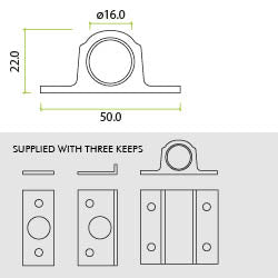 Fulton and Bray Heavy Duty Barrel Bolts
