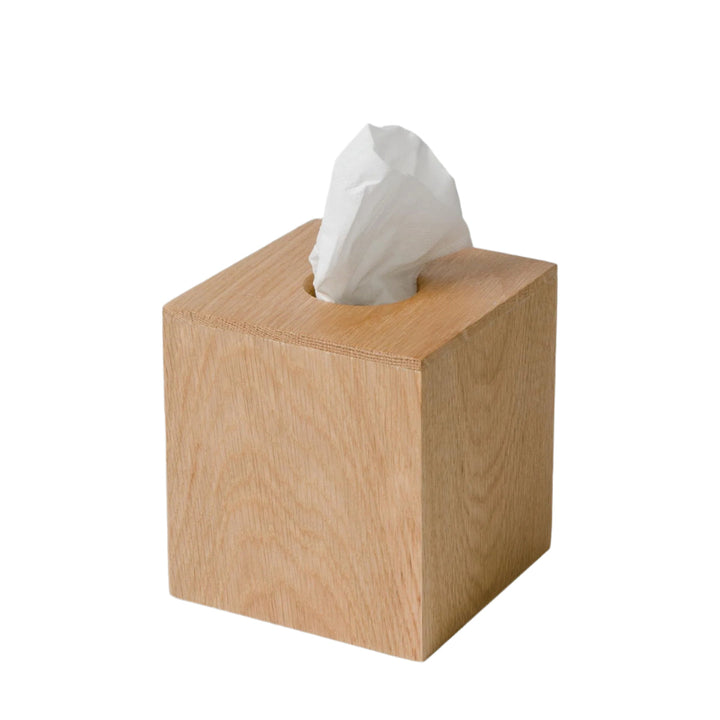 WIREWORKS 63207 'Mezza' Oak Tissue Box Cover